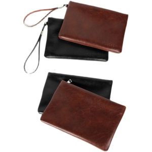 10 Import First Layer Cattlehide Leather Fashion Simple Clutch Bag Large Capacity Storage Large Handbag Portable Clutch Briefcase Wallet