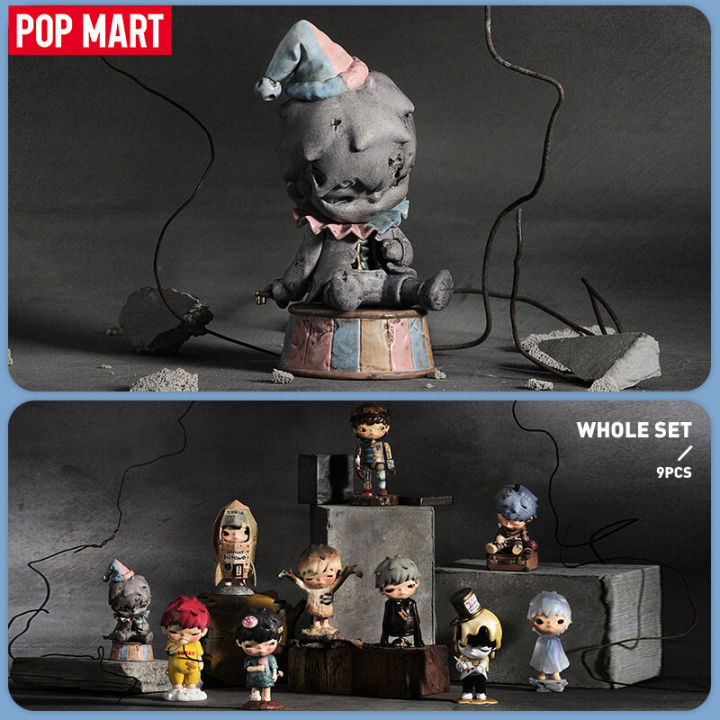 【100% Legit】Optional Styles Paradise Lost Hirono POPMART Hirono RESHAPE Series 05 Doll Garage Kit Blind box Healing Drowning Parasite Voyage Burst Woodcarving Fading Costume