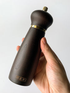 Weiwan Japanese Copper Zhimu Grinder For Home Manual Pepper Sesame Ground Black Pepper Solid Wood Brand New Import