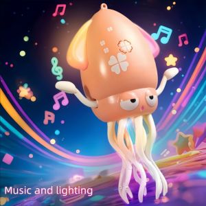 New and unique magical dancing octopus electric squid sensing and evading obstacles octopus children stress-relieving fishing