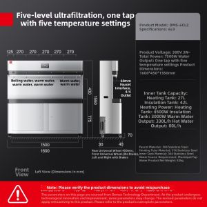 DEMASHI | Cold and Hot Water Commercial Water Dispenser