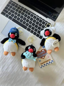Cute Penguin Pendant Couple Style Plush Bag Keychain Birthday Gift High Aesthetic Value Soft Toy Bag Accessories China Made