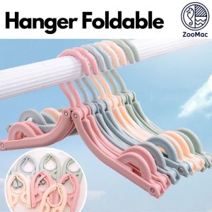 Penyangkut Plastic Travel Non-Slip Hanger Foldable Penyangkut travel [Zoomac]