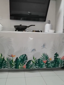 Buy 2 Take 2=4PCS Lababo Curtain For Kitchen 70*150cm Cabinets Curtain For Kitchen Sink Short Plain Makapal Aesthetic