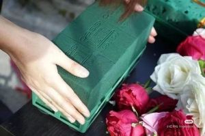 OASIS Floral Foam Brick Flower Packing Arranging Flowers Mud Florist Styrofoam Blocks Crafts For Wedding Design Holiday Decoration