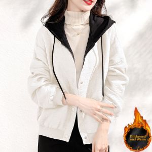 Luxurious Design Quilted Windbreaker Coat Autumn