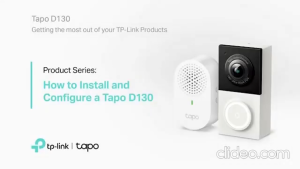 TP-Link Tapo D130 2K 5MP Smart Wired Video Doorbell | Color Night Vision | Smart AI Detection | Water & Dust Resistant IP65