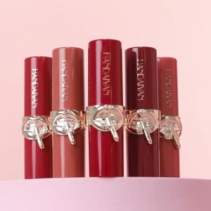 Long Lasting Velvet Lipstick Creamy Moisturizing Waterproof Non Stick Cup Rich Color 6 Shades Smooth Lip Makeup Women
