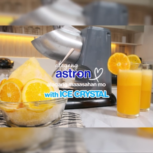 Astron ICECRYSTAL Triple Blade Ice Crusher - Gray | Heavy Duty | High Performance | 700W