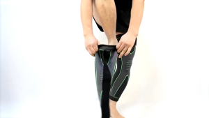1 Pair Compression Knee Pads Support Lengthen Sport Sleeve Protector Elastic Long Warm Kneepad Brace Volleyball Running
