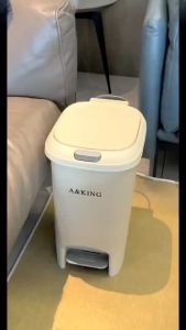 Foot Pedal Hygiene Durable Luxury Design With Cover Large Capacity Durable Kitchen Trash Can Luxury Design Dustbin Fashion