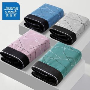 ชุดชั้นในบ็อกเซอร์ชายเอวกลาง U-Convex Design สไตล์เรียบง่ายเส้นใยโพลีเอสเตอร์ระบายอากาศและยืดหยุ่นสําหรับเยาวชน