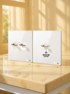 Bull | Ultra Thin Toggle Switch 5-Port Socket 16A Pearl White