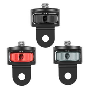 Aluminum 1/4 Inch Screw Tripod Adapter Mount Holder For Gopro 13 12 11 10 9 Insta360 X5 X3 X4 DJI Action 5 4 Camera Accessories