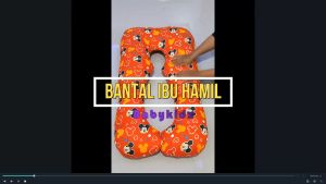 Bantal Hamil 120x70 cm / Bantal Ibu Hamil Isi 100% Silikon Hcs– Empuk Adem & Nyaman Tidu