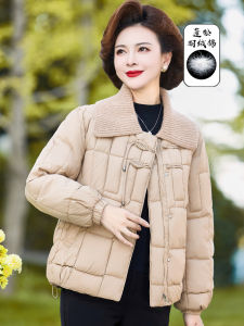 Elegant Embroidered Knitted Short Sleeve T-Shirt Base Shirt for Middle-Aged And Elderly Women Chinese Style Summer Fashion