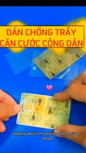 [Combo 5 bộ] Miếng dán căn cước công dân CCCD/Miếng dán bằng lái xe BLX tấm dán cường lực dẻo nano 9h+