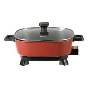 Carote Integrated Electric Hot Pot 5L Multi-Function Home Use Cooking Machine Fried Pan Special Purpose Heat Resistant Pot