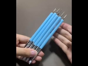 5Pcs Silicone Clay Sculpting Tool DIY Ceramic Clay Modeling Dotting Tool For Polymer Clay Nail Art