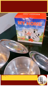 Bộ 5 Nồi Inox Cao Cấp 5 Size Khác Nhau. Đức Nhung Store