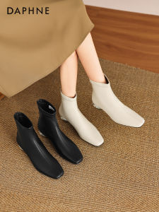 Daphne | New Winter Low Heel Chelsea Boot Square Toe Boots