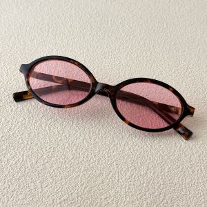 Y2K-Inspired WomenS Fashion Oval Glasses Leopard Print Frame Elegant Decorative Fashionable Eyewear