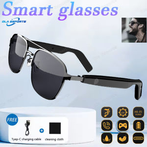 2026 Daily Wear Smart Glasses Bluetooth Audio Music Voice Assistant Lightweight Design UV protection smart Sunglasses SG11pro