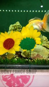 TERMURAH KERAJINAN TANGAN BUNGA MATAHARI FLANEL SUNFLOWER IMITASI TANPA PLASTIK HADIAH GIFT CANTIK