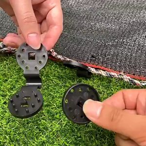 [1pcs] Klip Jaring Hitam Clip Jaring Orkid Cangkuk Garden Klip Sun Shade Net 遮阳网固定夹子