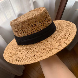 JIFANPAUL | French Vintage Retro Beach Sunproof Straw Hat