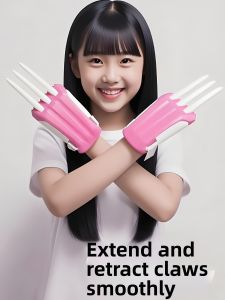 WOWEIAOKUANG | Premium Retractable Wolverine Claws Toy for Girls Role Play