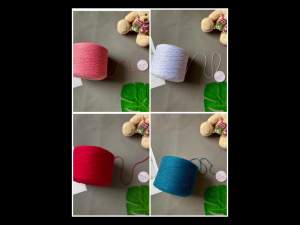 Yarn - Sợi Cotton Modal Bling - Sợi Se/Xe tròn | Sợi đan móc đồ mùa hè | Cỡ sợi 1.2mm | Terri Store