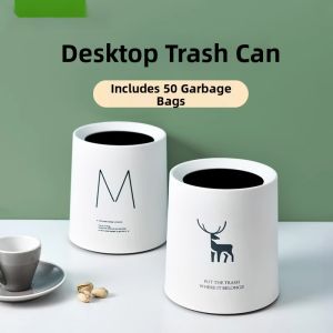 rongqi | Cute Mini Desktop Trash Bin