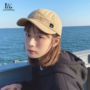 หมวกเบสบอลแฟชั่น LouisWill หมวกผู้หญิงผู้ชายหมวกปีกกว้างกลางแจ้งหมวกบังแดดหมวกเบสบอลย้อนยุคหมวกป้องกันแสงแดดหมวกปรับได้กลางแจ้งกีฬาออกกำลังกาย