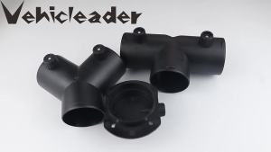 Ống Dẫn Khí Nóng Cho Ô Tô Khớp Nối Chữ Y Đầu Nối Ống Xả 60mm/75mm Có Thể Đóng Mở Kép Điều Chỉnh Được Dành Cho Máy Sưởi Đỗ Xe Webasto Diesel