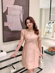 GLEC | Luxury Court Style Slimming Embroidered A Line Dress