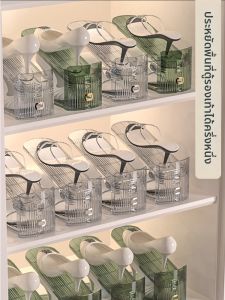 Auzzo | Adjustable Transparent Shoe Rack