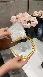 Headscarves disposable hairbands Hairbands rubber bands hairbands non-woven fabric zip ties non washable face wraps