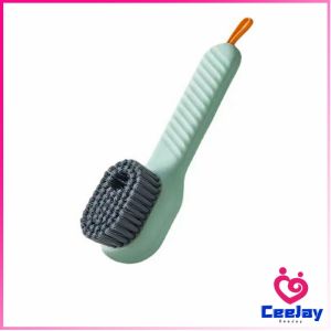 CeeJay แปรงรองเท้ามีช่องใส่น้ำยา ขนแปรงนุ่ม แปรงปัดผ้า แปรงทำความสะอาดอเนคประสงค์ Shoe brushes