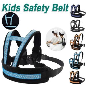 Universal Motorcycle Kids Safety Belt Reflective Design Child Adjustable Security Protection Belt Motorcycle Accessories
