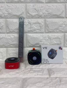 Speaker Bluetooth Mini VTE-V6 Speaker Wireless 5.3 Portable Besi RGB Light Waterproof Extra Bass