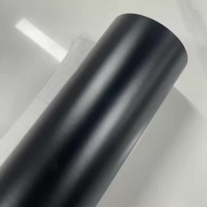 Premium Black Matte Car Wrap Vinyl Roll with Air Release DIY Self Adhesive Decal Sticker