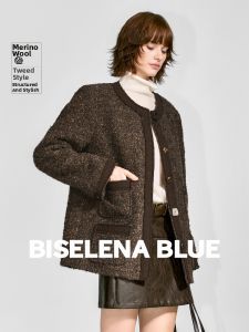 BEIQIANI | Chic Flannel Casual & Elegant Winter Jacket for Women