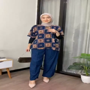 PRODUK BARU!!Setelan Wanita Terbaru 2021 Kekinian MOTIF BULU DASTER ARAB CANTIK KEKINIAN | SETELAN CELANA GRADE A BUSUI RESLETING DEPAN | DASTER RENDA SETELAN CELANA CP WAKA WAKA BATU KAISAR BATIK