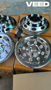 Wildop Truk Ring 16 SR Pariwisata Plat Crom 1Set