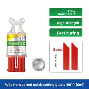 ZHUOLIDE | Transparent Strong Epoxy Resin Adhesive High Temperature Crack Repair Metal Stone ABS Special Super Fast Bonding General Purpose Glue
