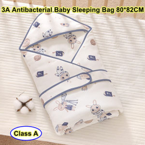 Thicken Warm Baby Swaddle with Strap Cotton Newborn Sleeping Bag Cartoon Hooded Blanket for Boys Girls