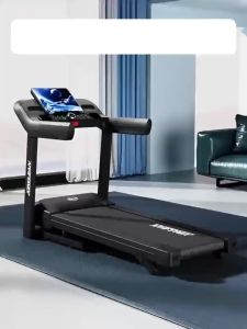 Treadmill Elektrik JC700 1-12.8km/h Musik Bluetooth Penyesuaian kemiringan Denyut jantung
