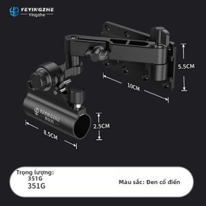 YEYINGZHE | Giá đỡ cần câu xoay góc đa năng với cánh tay quay