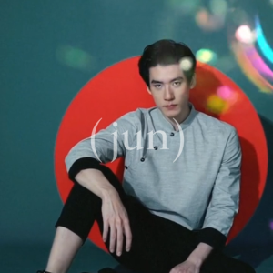 (JUN) Hanfu Shirt เสื้อเชิ้ตผู้ชายฮั่นฝู สีชมพูอ่อน